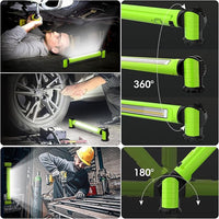 Super Bright Magnetic Rechargeable Work Light for Car Repair & Outdoor Use